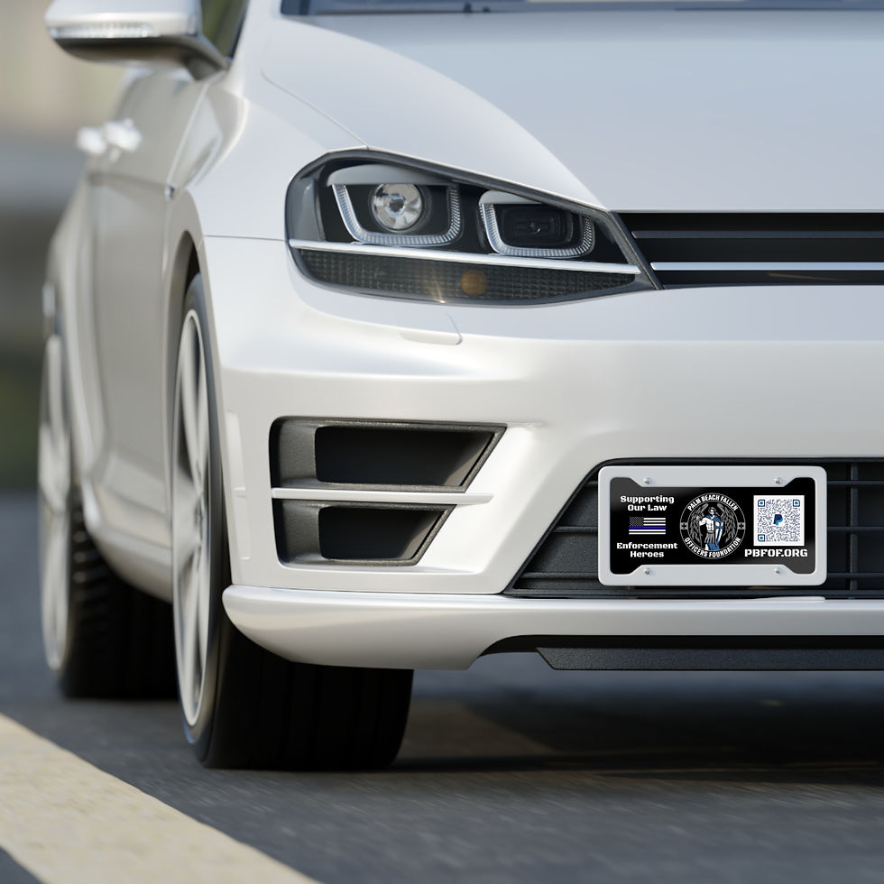 Thumbnail: PBFOF Front of Vehicle License Plate