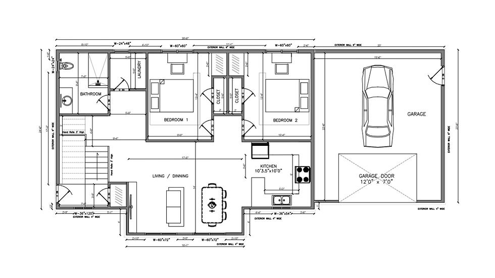 Raised Ranch Floor Plan