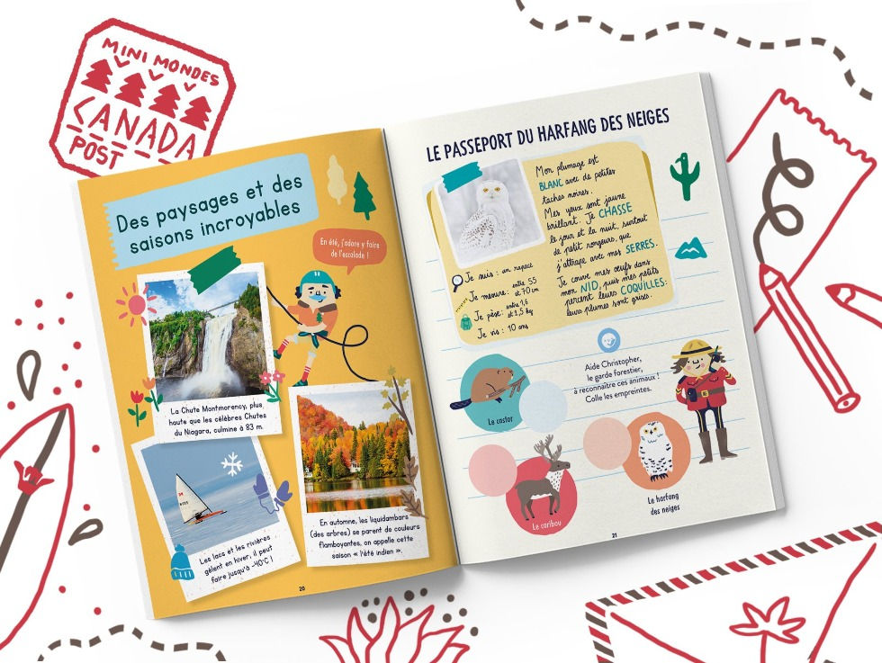 Miniature : Carnet de voyage Canada (4-7 ans) - Les Mini Mondes