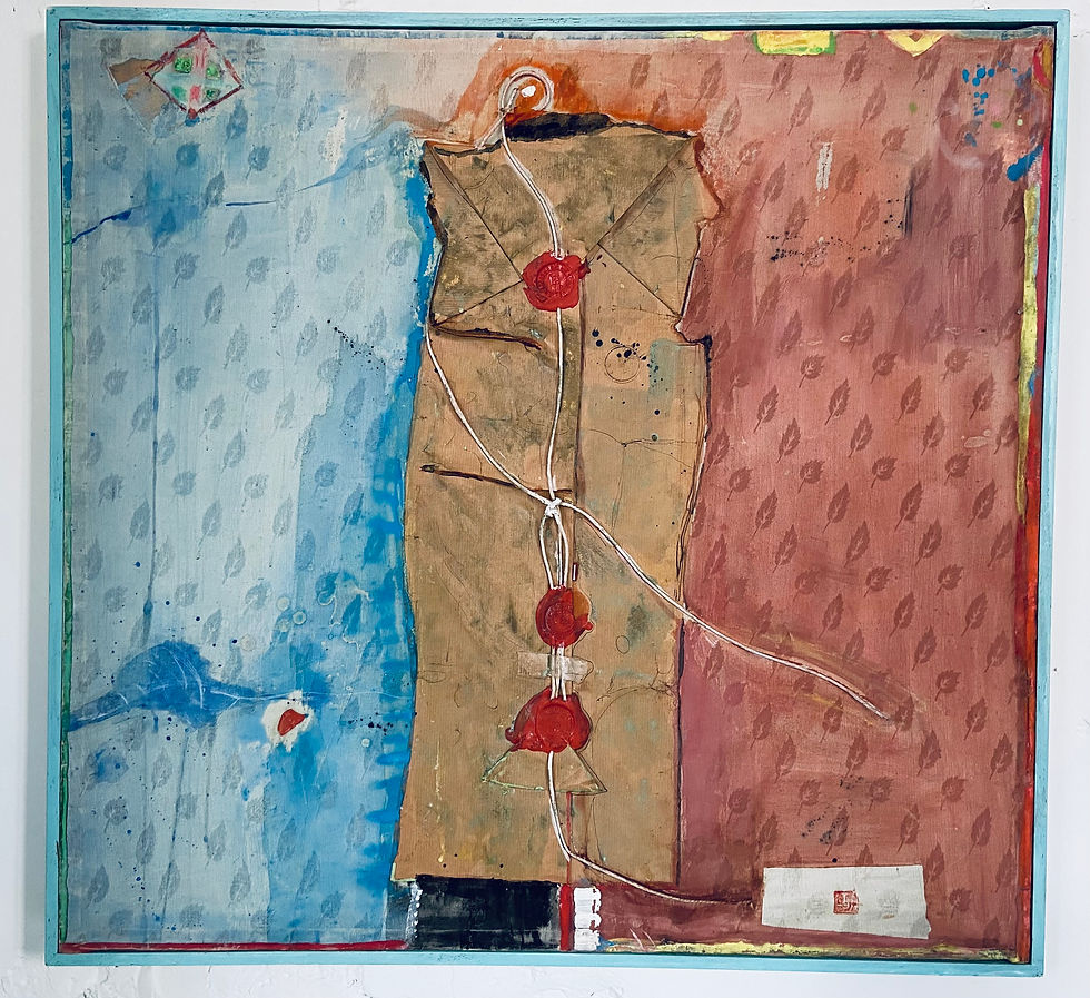 Thumbnail: Kun Fang - original mixed media work