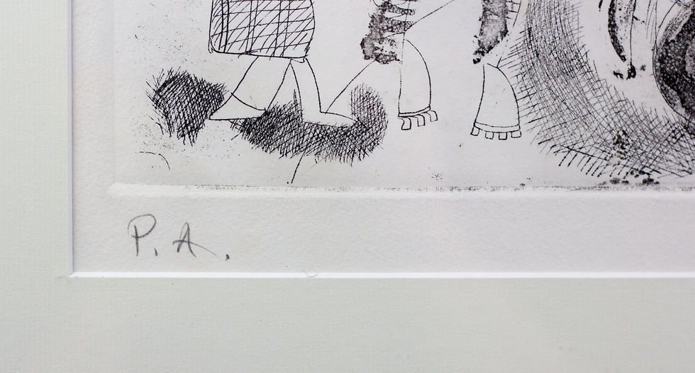 Thumbnail: Riccardo Pagni hand signed etching buy art online Europe affordable
