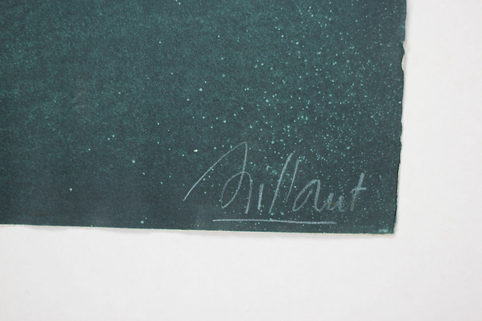 Thumbnail: Gilou Brillant - Untitled, Carborundum Etching