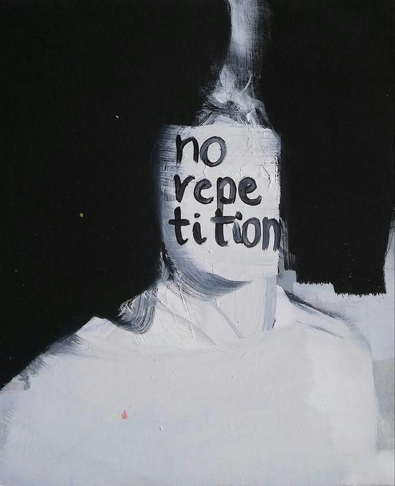 Judyta Krawczyk - Nessuna ripetizione - Oil on canvas