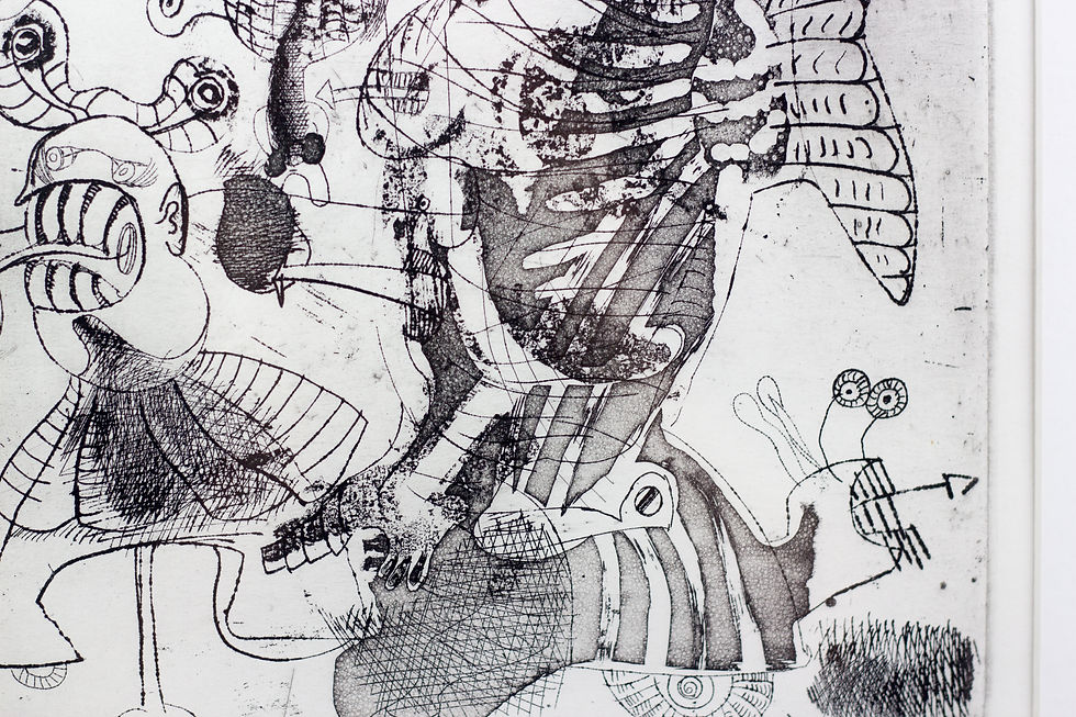 Thumbnail: Riccardo Pagni hand signed etching buy art online Europe affordable