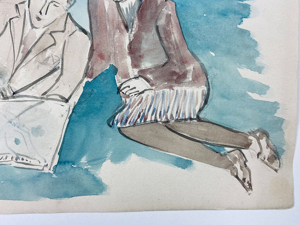 Thumbnail: Nicole Ickx (1924-2017) - Picnic at the park