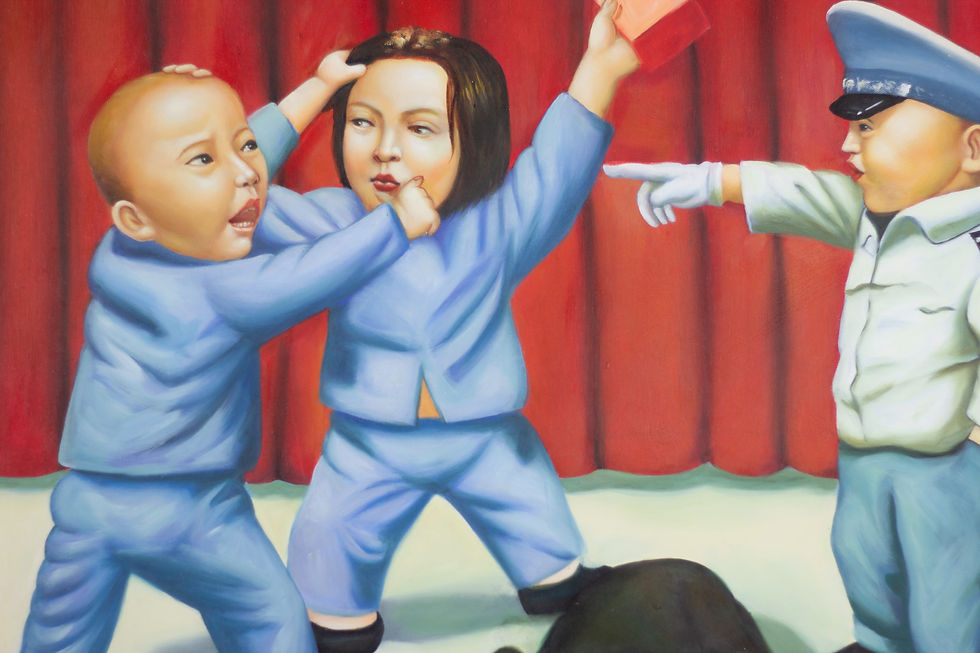 Thumbnail: A Big World - original acrylic painting on canvas