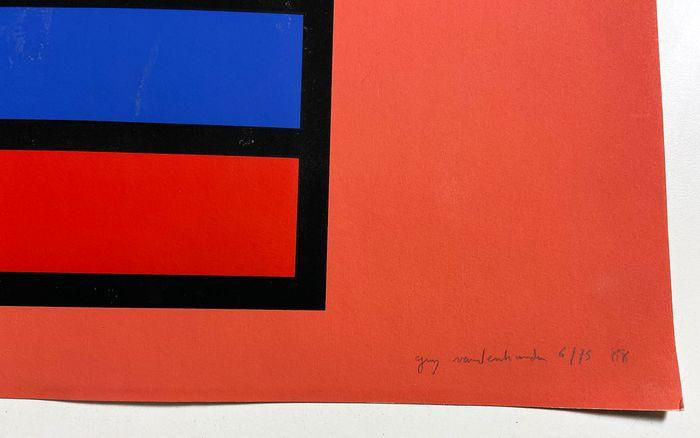 Thumbnail: Guy Vandenbranden Geometric Abstraction lithograph signed buy art online gallery affordable art europe belgium
