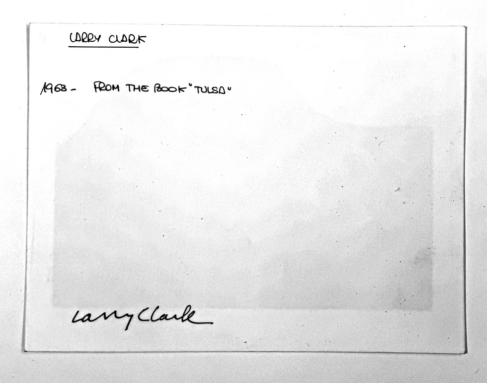 Thumbnail: Larry Clark - From the 'Tulsa' series