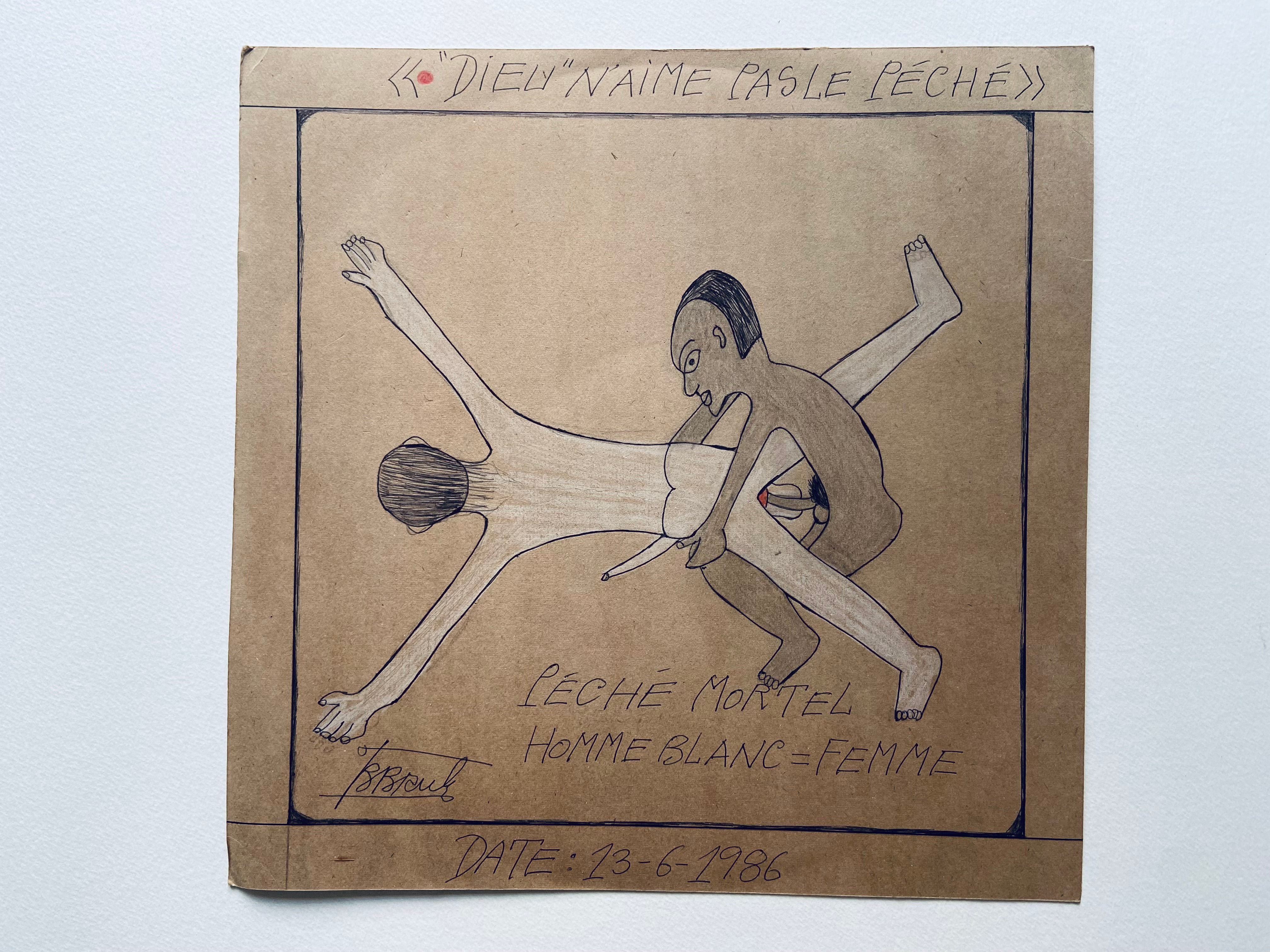 Frédéric Bruly Bouabré - Le Péché Mortel – Dieu n’aime pas le péché