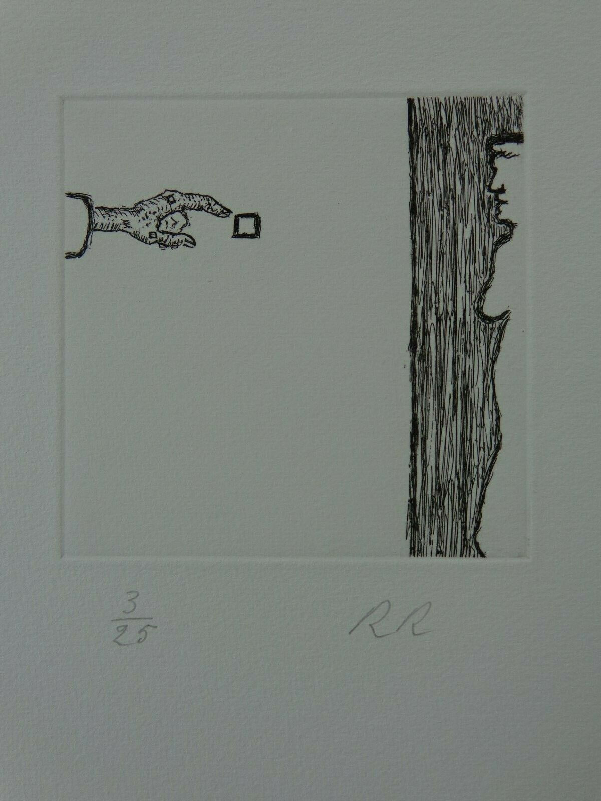 Roger Raveel Etching Hand signed Buy art Online Affordable art Europe Belgium