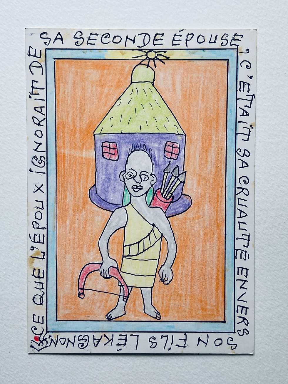 Thumbnail: Frédéric Bruly Bouabré - Légende 'Lekagnon' - 30 original drawings