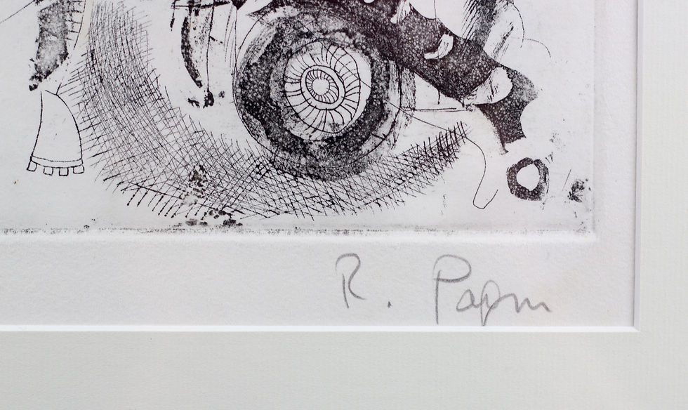 Thumbnail: Riccardo Pagni hand signed etching buy art online Europe affordable