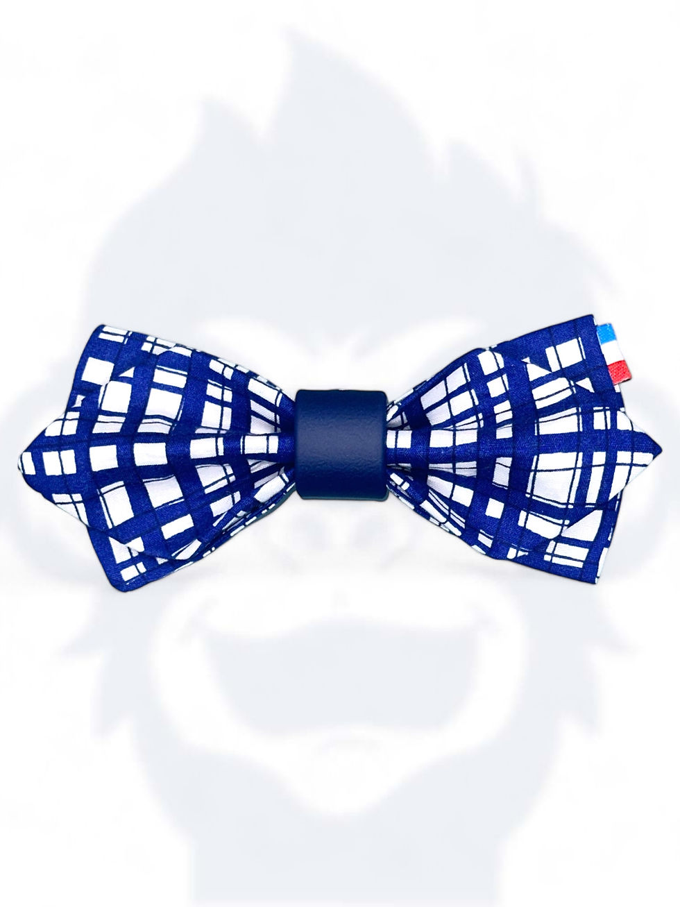 Gatsby, noeud papillon vintage année 1920 bleu et blanc