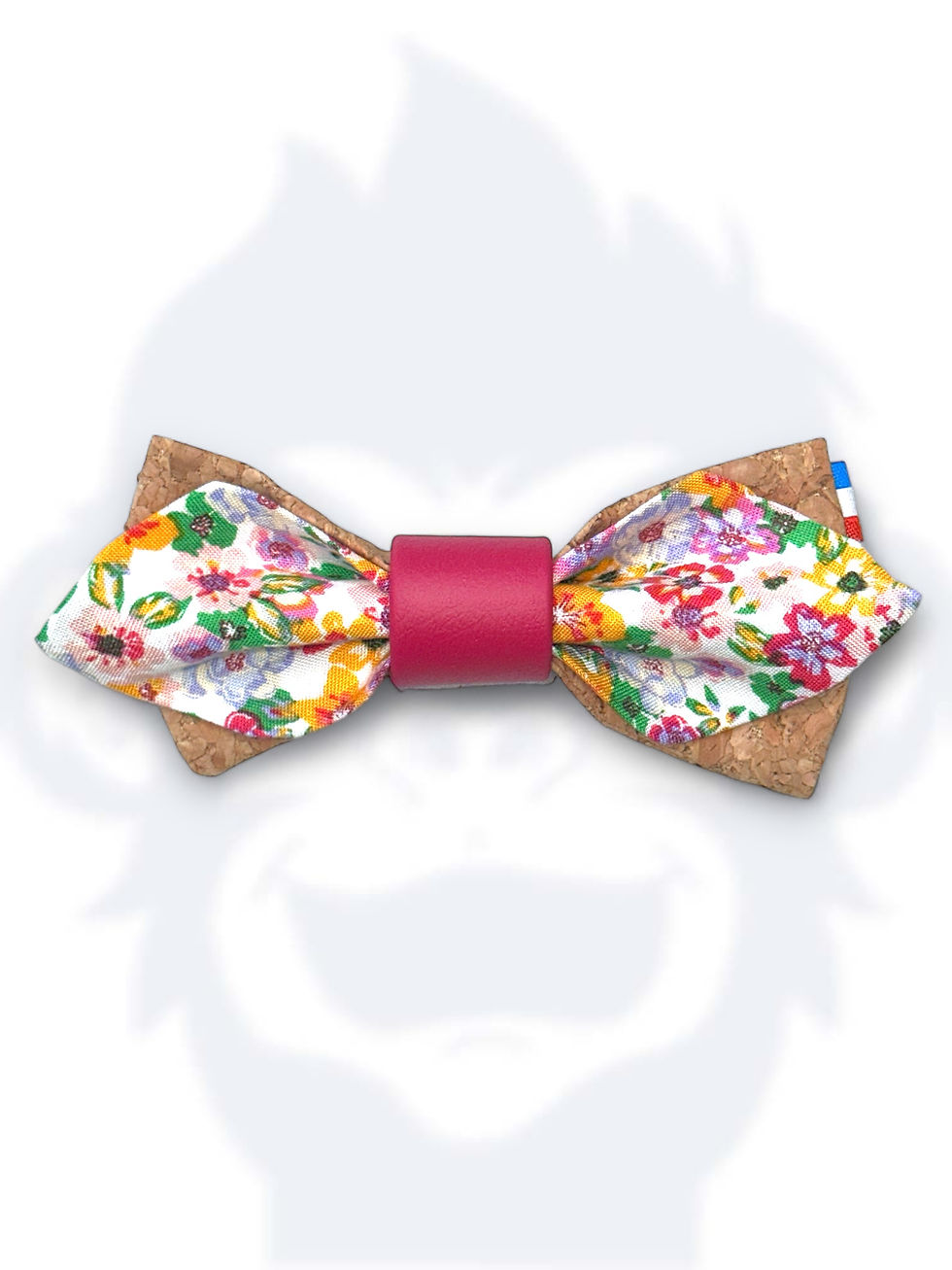 noeud papillon fleuri et liège