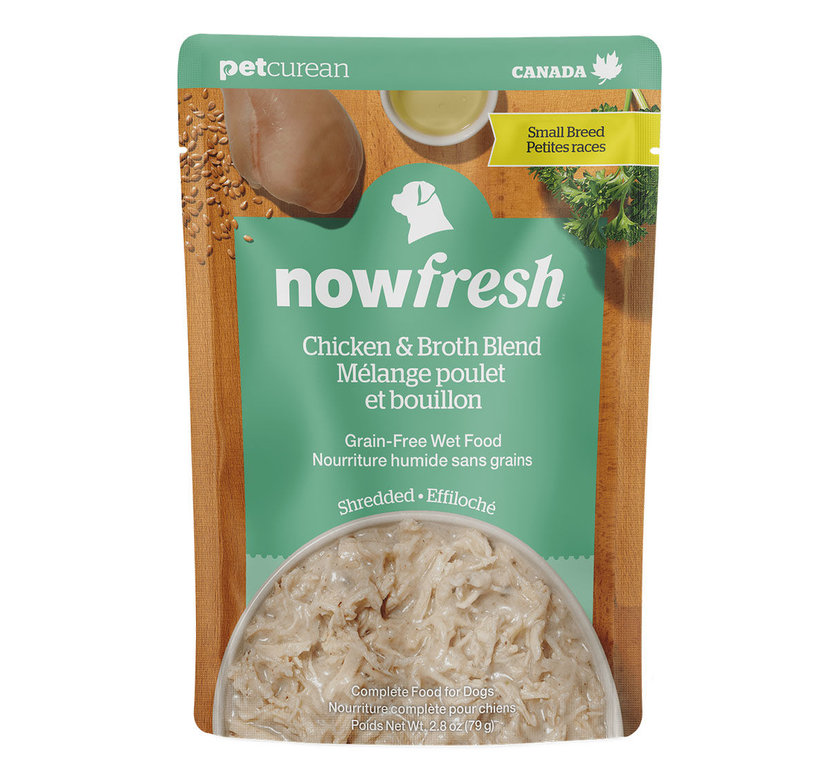 NOW FRESH 全年齡小型犬 雞肉肉絲湯包 2.8oz