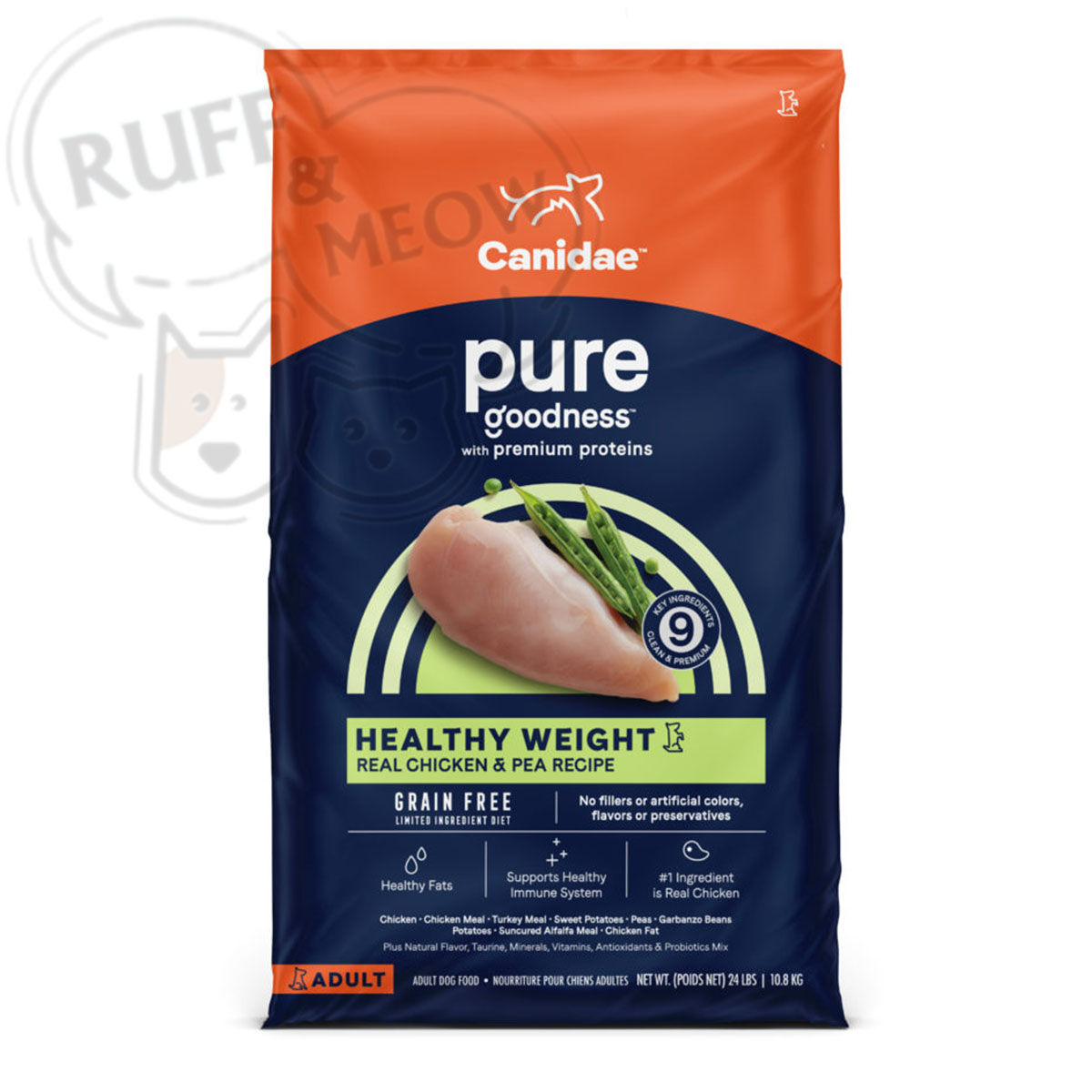 CANIDAE-無穀物減肥成犬糧 22LB