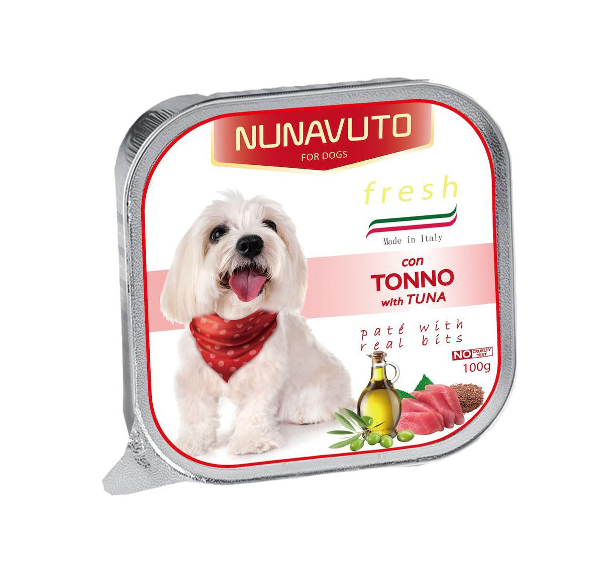 NUNAVUTO 吞拿魚-狗餐盒 100G