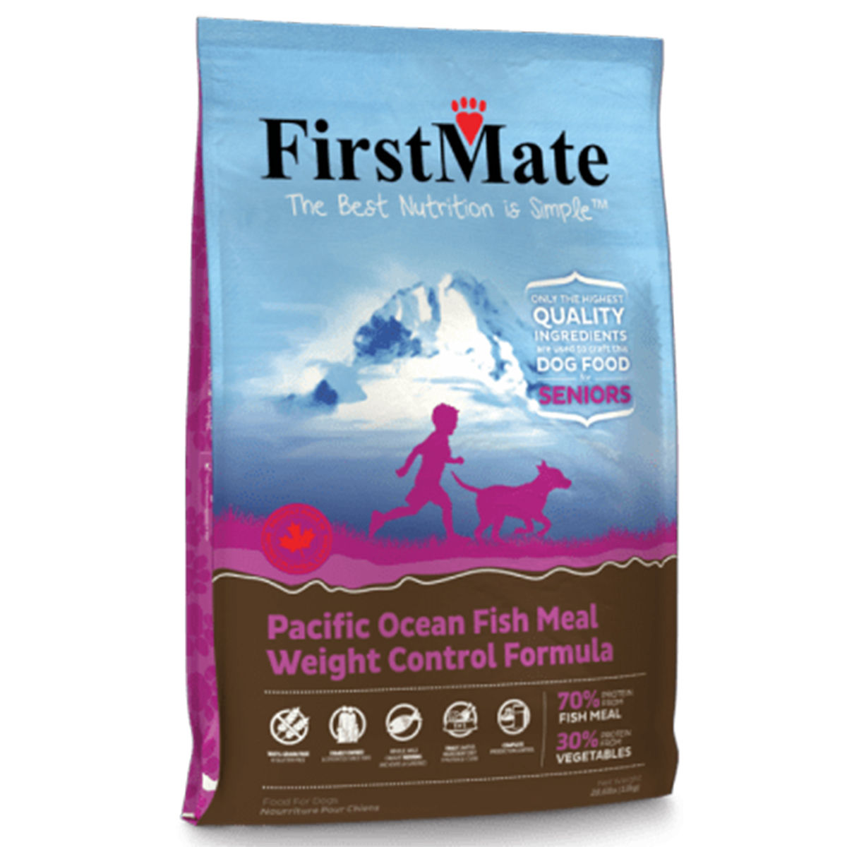 FirstMate-海魚馬鈴薯老犬/減肥配方 12LB