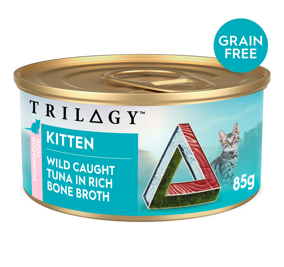 TRILOGY-奇境 肉絲高湯主食幼貓罐頭 吞拿魚 85g