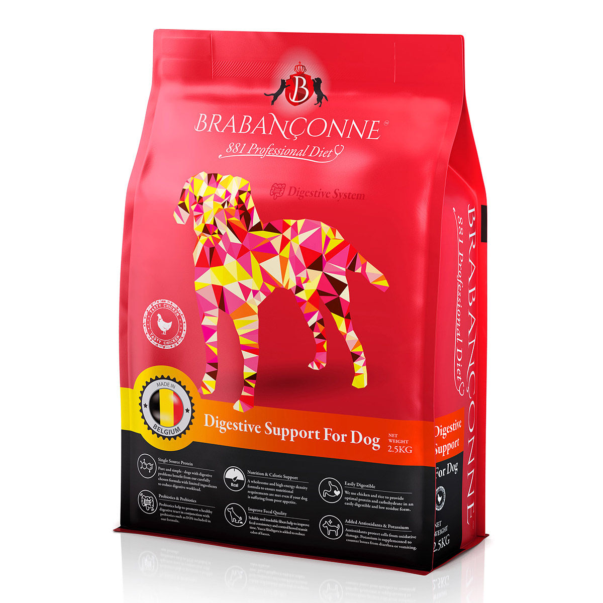 Brabancoon爸媽寵-全犬專業消化乾糧 20KG(白袋)