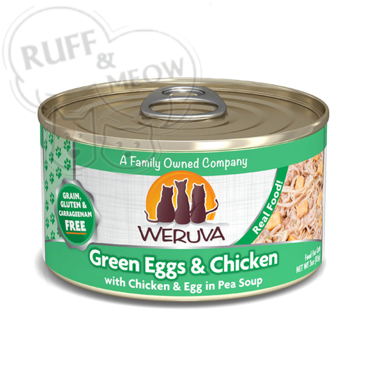WERUVA-經典系列貓罐 無骨雞胸肉,雞蛋,碗豆 85G