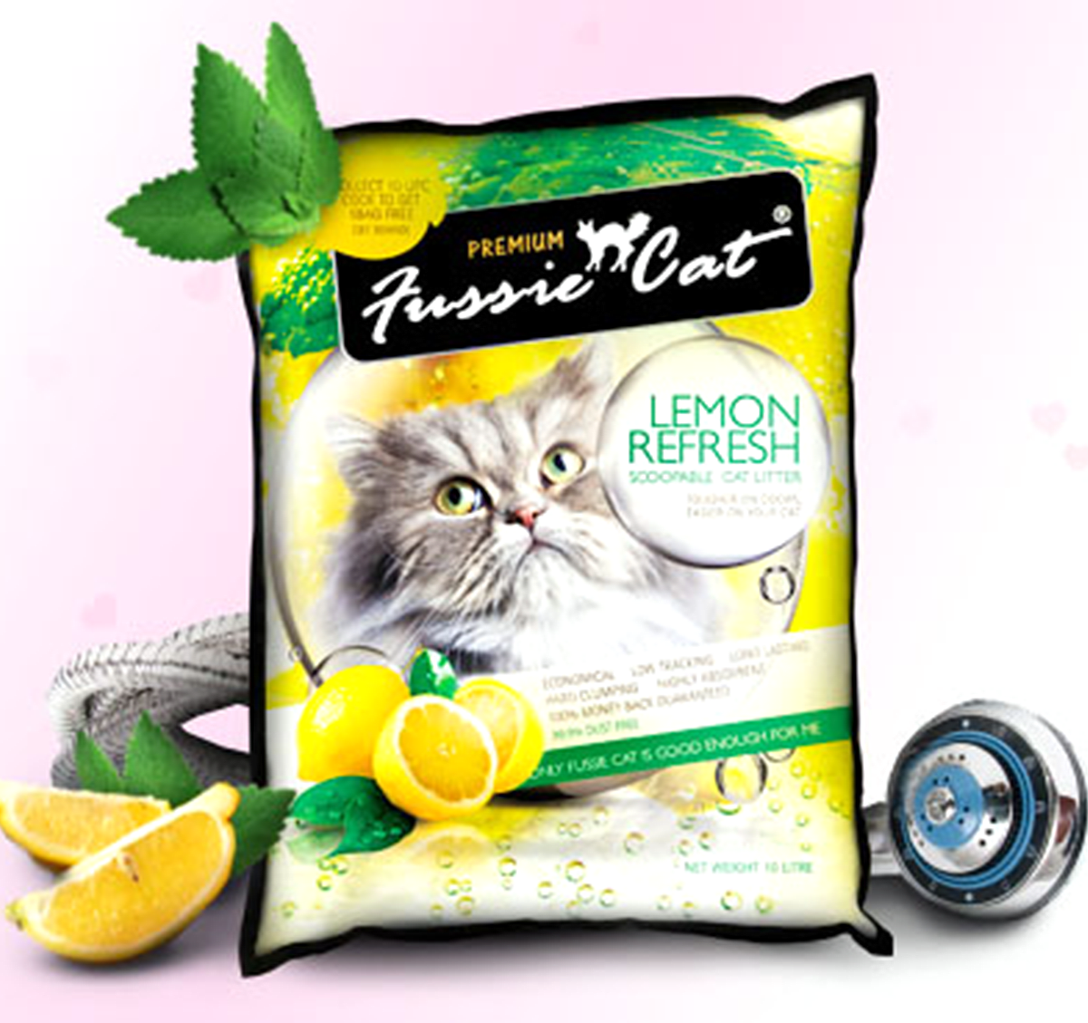 FUSSIE CAT 高竇貓- 礦物凝結砂 檸檬味 5L