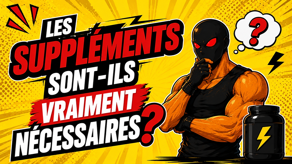 Les suppléments sont-ils vraiment nécessaires ?