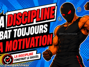 La discipline bat toujours la motivation