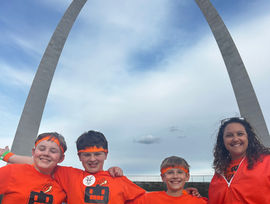 WCS Robotics Team at St. Louis arch
