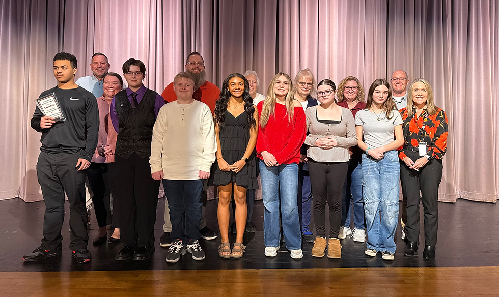 School Board with Kathy Swan Award winners