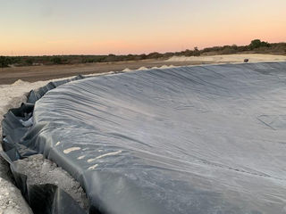 Texas Hill Country Pond Installation