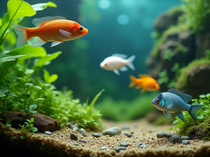 fish in a tank