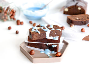 VANILLA CARAMEL CHOCOLATE BROWNIES