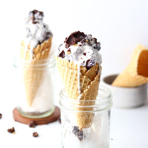 BLUEBERRY CHOCOLATE BARK VANILLA ICE-CREAM