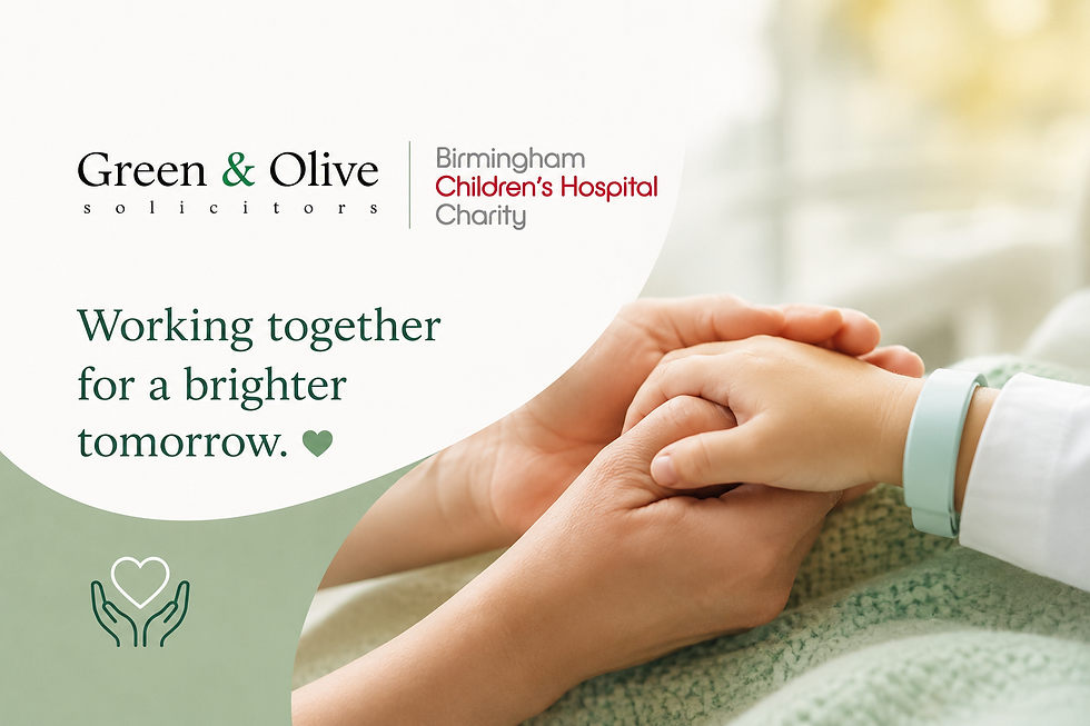 More Than Just Law: Supporting Birmingham Children’s Hospital Charity