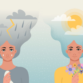 Les pensées négatives et positives: