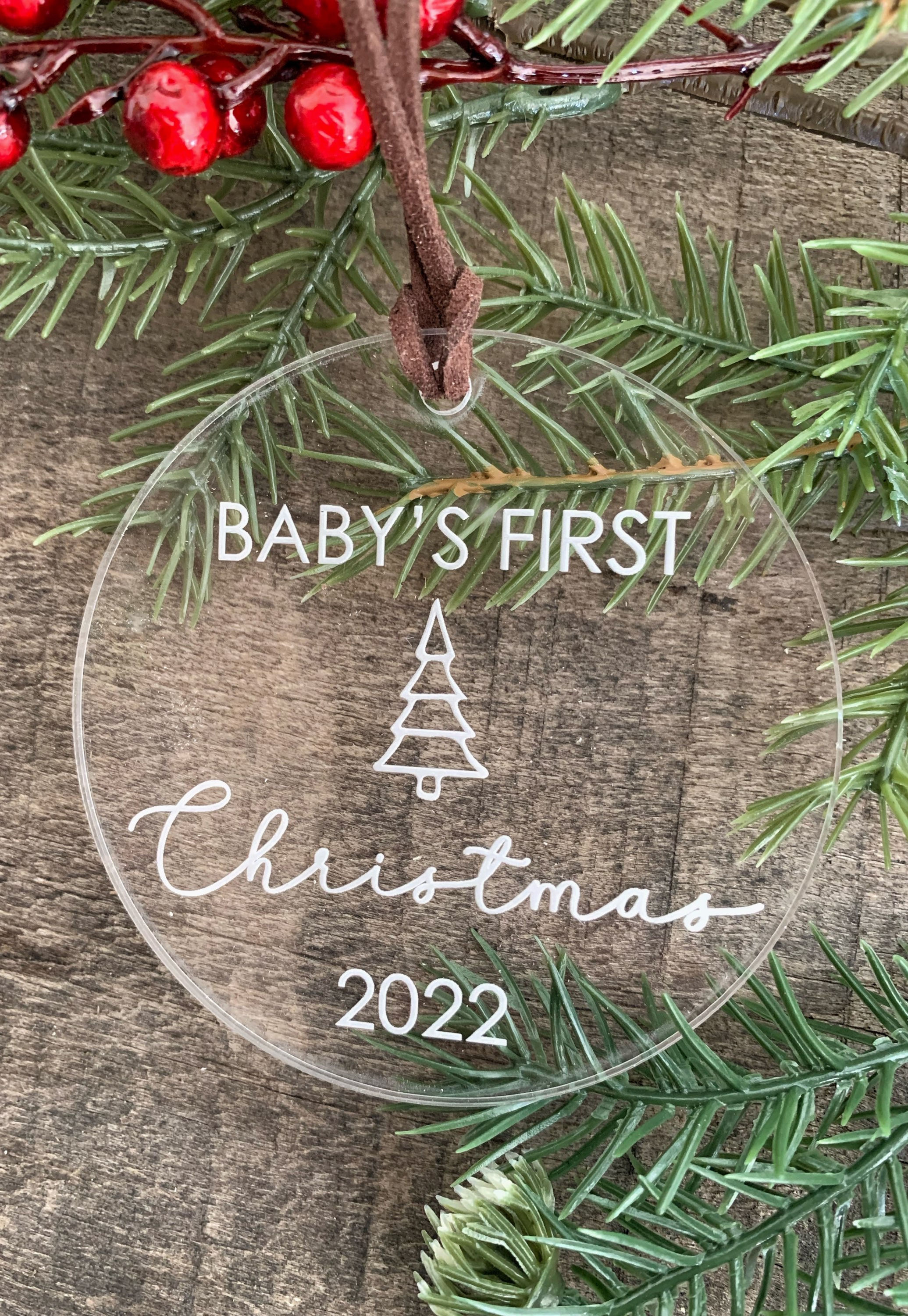 Baby's First Christmas ornament 2022