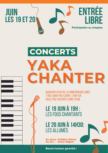 Concert de chanson francophone
