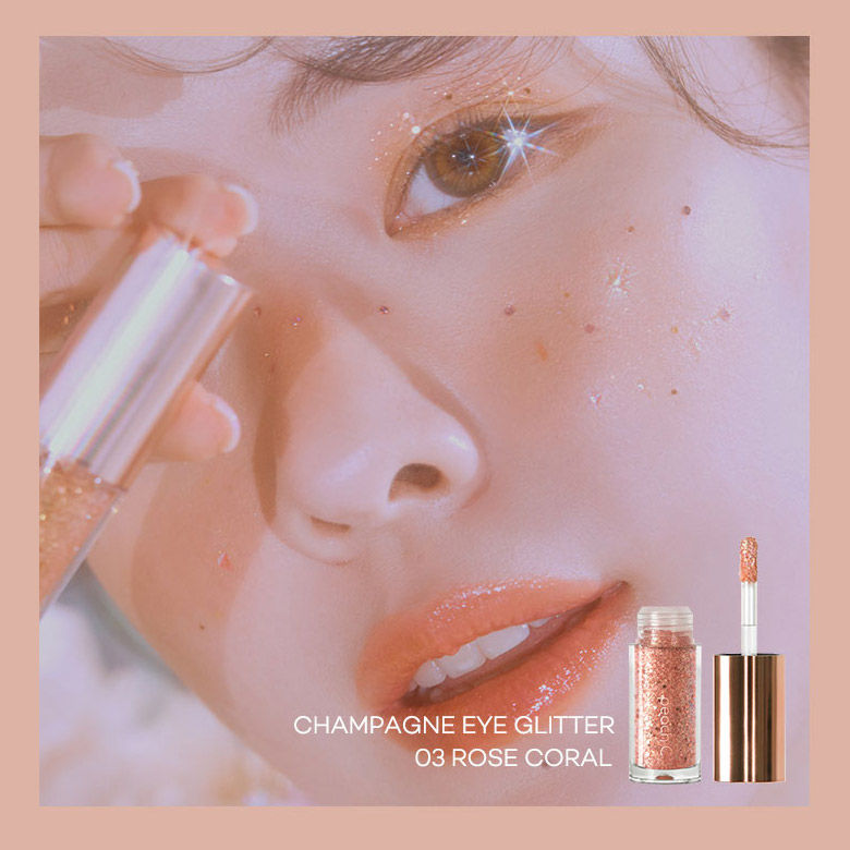 Thumbnail: Peach C - Champagne Eye Glitter - 3 Colors