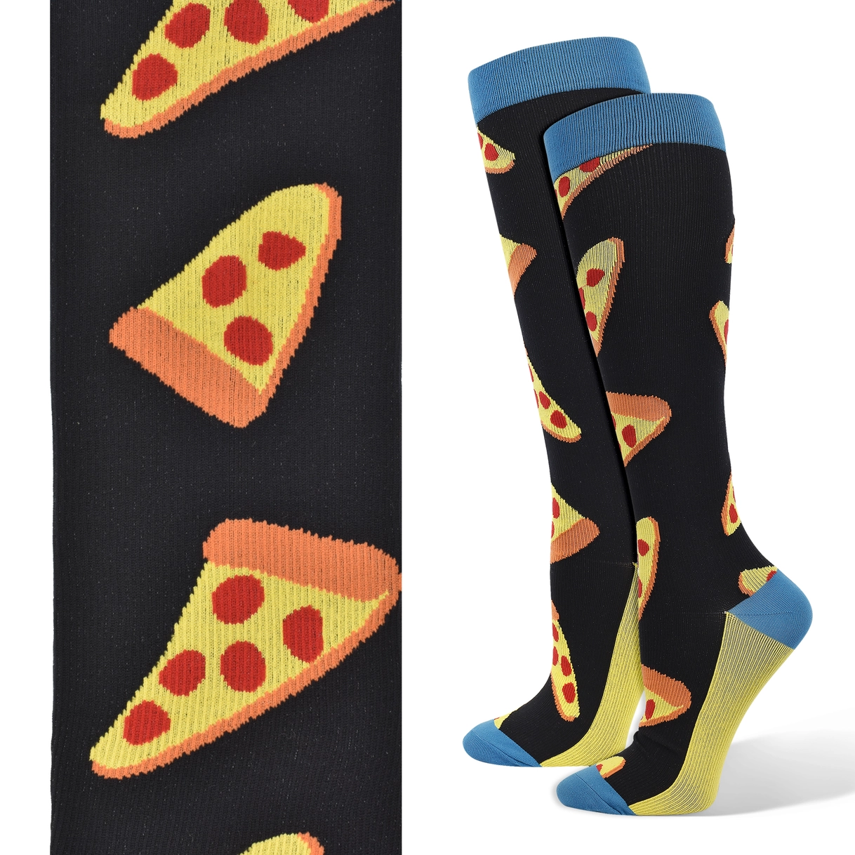 Pizza Slice Compression Socks