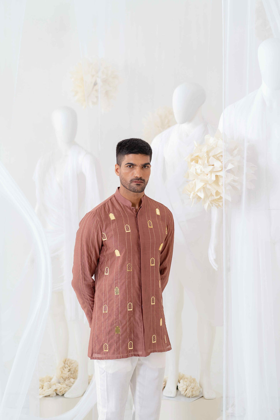 Thumbnail: Majestic Mauve Short Kurta Set