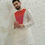 Thumbnail: Pink Orange Ombre Patch Kurta set