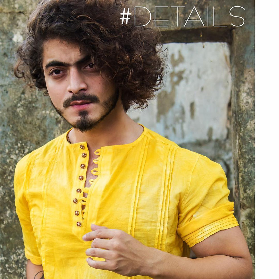 Thumbnail: Yellow Loop Button Shirt