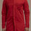 Thumbnail: Red Smocking Short Kurta/Tuxedo Shirt