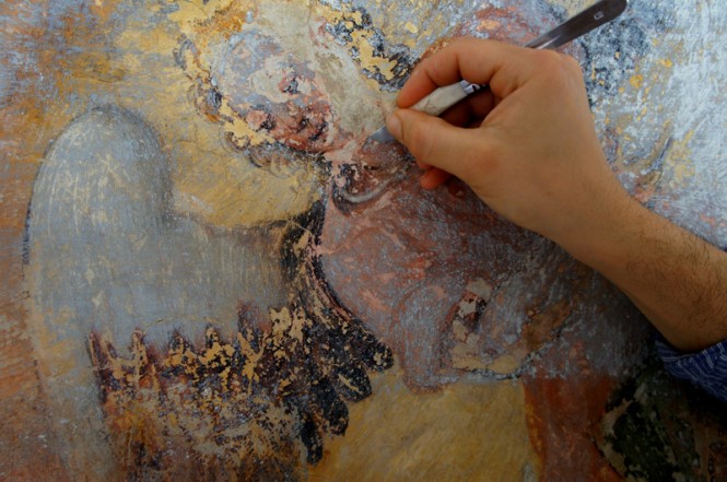 restauro affreschi made in cloister