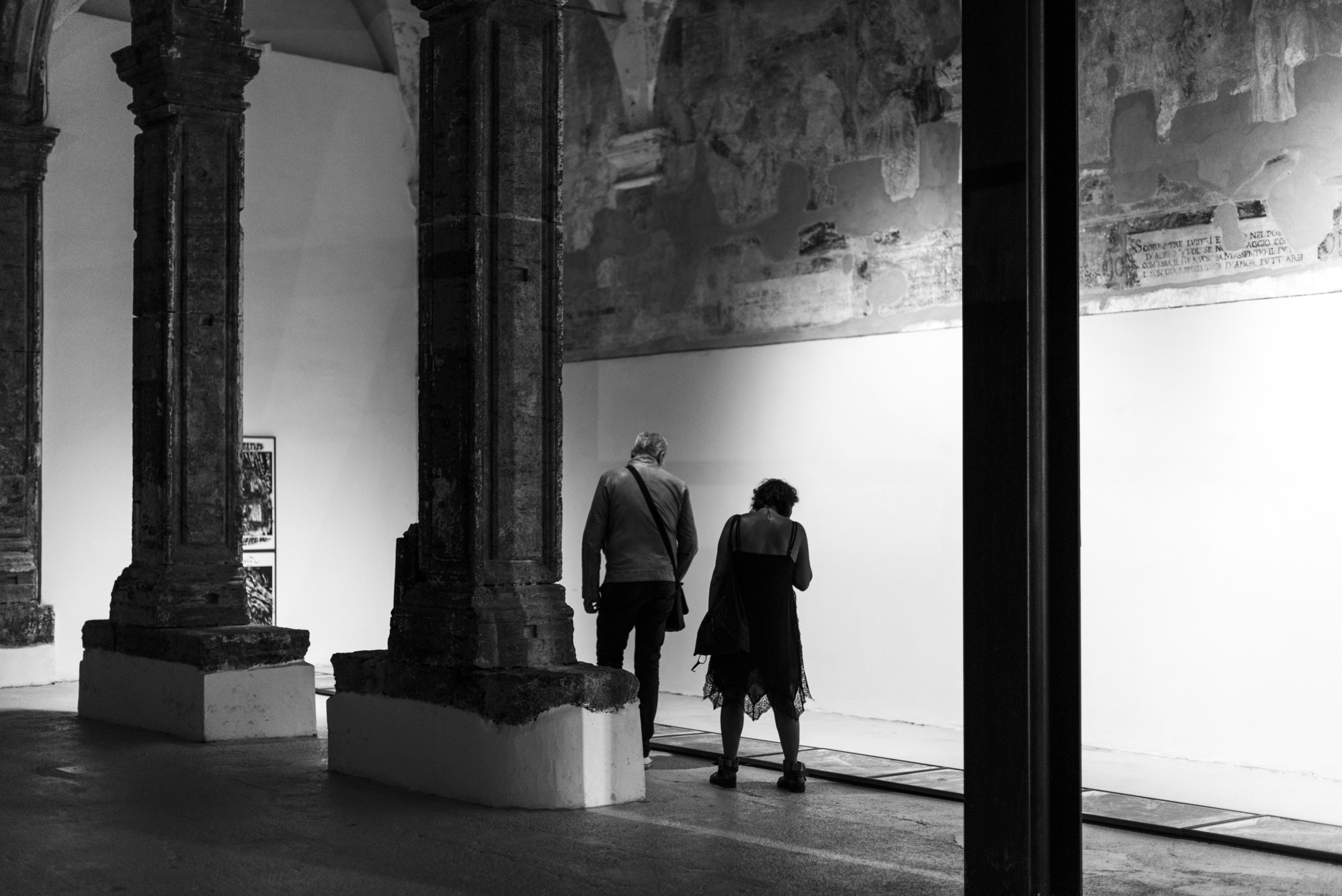 visitatori alla mostra