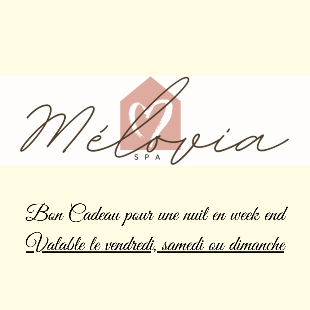 Bon cadeau week end valable le samedi, vendredi ou dimanche