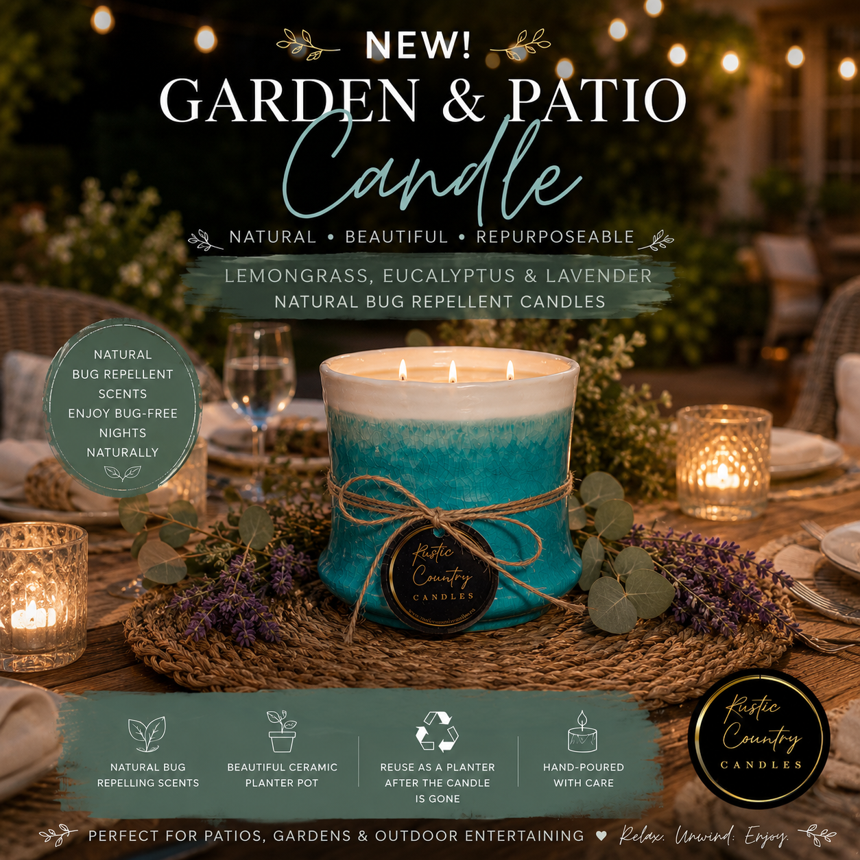 Garden & Patio Candles