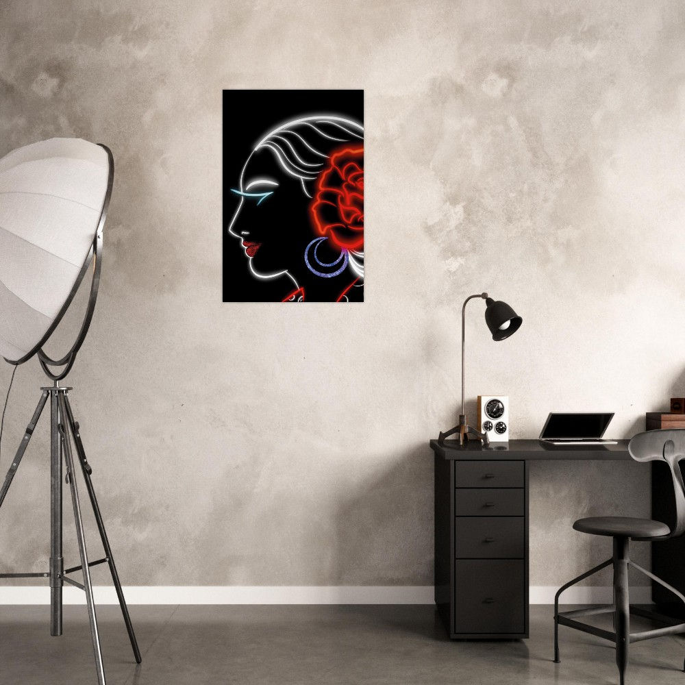 Flamenca Iluminada - Fine Art Poster