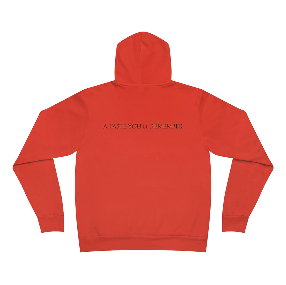 Thumbnail: mary's logo red hoodie back